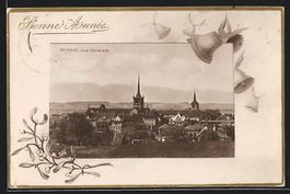 Payerne, Vue Générale, Neujahrsgruss
