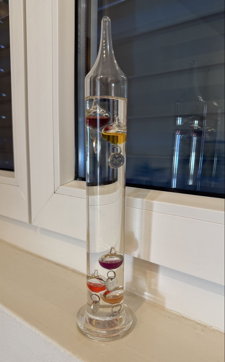 Tutte le decorazioni: Dekoobjekt mit Temperaturanzeige aus Glas – Usato da Frauenfeld venduto da _smile_w 1