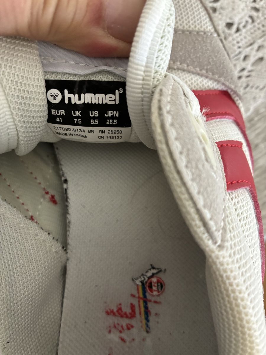 Hummel Scarpe da uomo: Sneakers Hummel weiss/rot Grösse 41 – Usato da Zürich venduto da Msirco 3