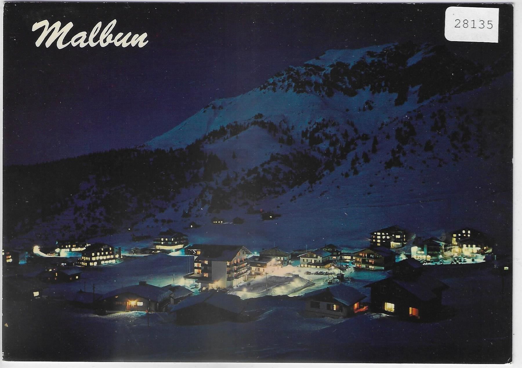 Cartes postales: Malbun FL bei Nacht – D'occasion à Ettingen par Kartenplanet