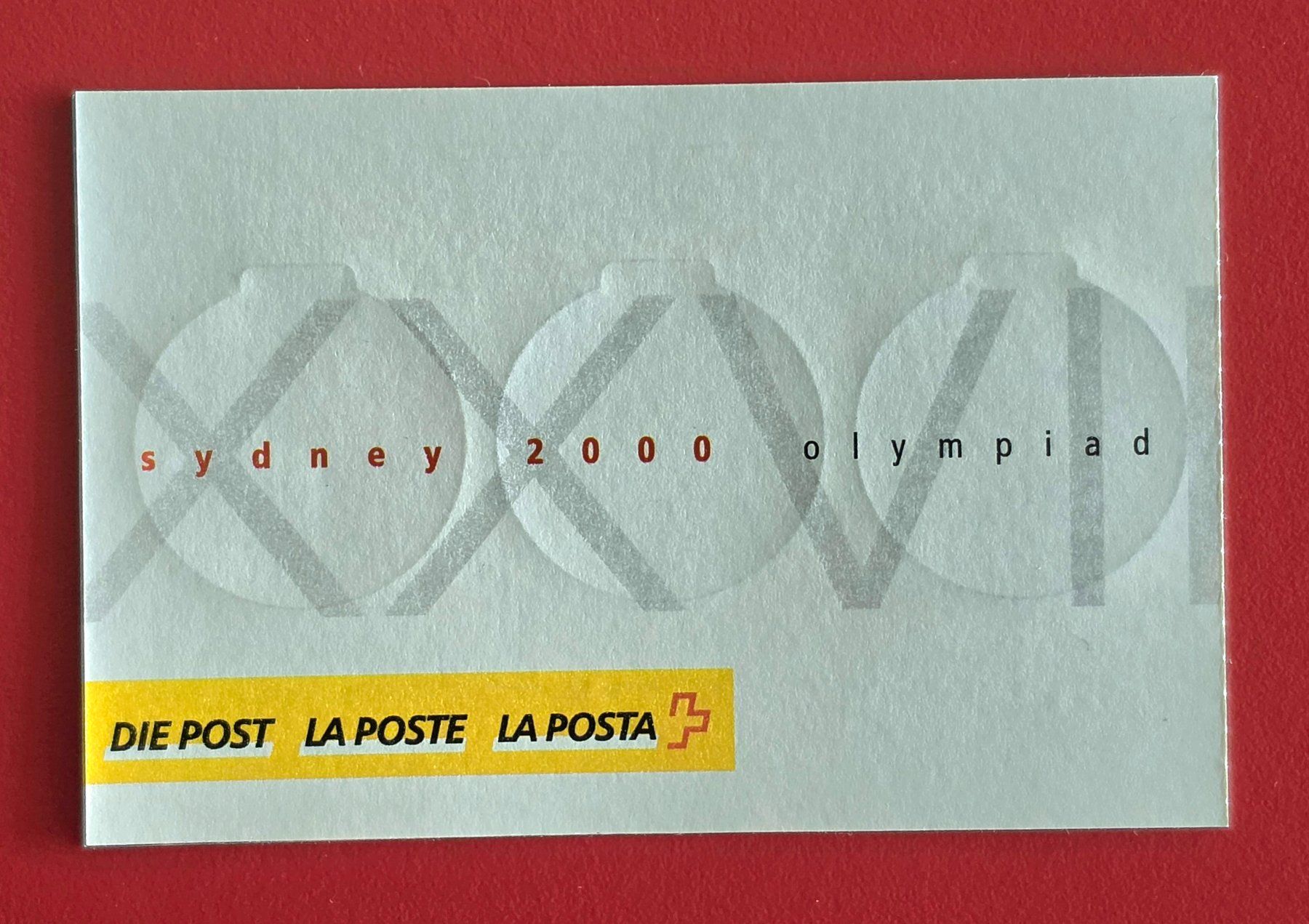 Tutti i francobolli: OLYMPISCHE SP. OLYMPIADE SYDNEY MARKENHEFT 2000** POSTFRISCH – Nuovo (secondo la descrizione) da Düdingen venduto da Quartierstrasse 3