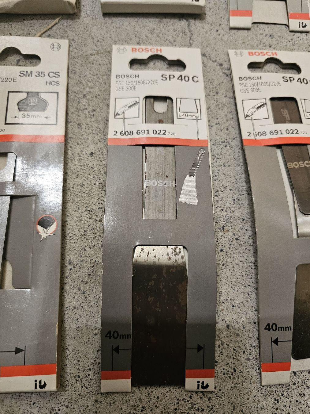 Bosch Tutti gli attrezzi: BOSCH SM 35 CS HCS 35mm Schaber Neu – Nuovo e nell'imballaggio originale da Zürich venduto da -iwan- 1