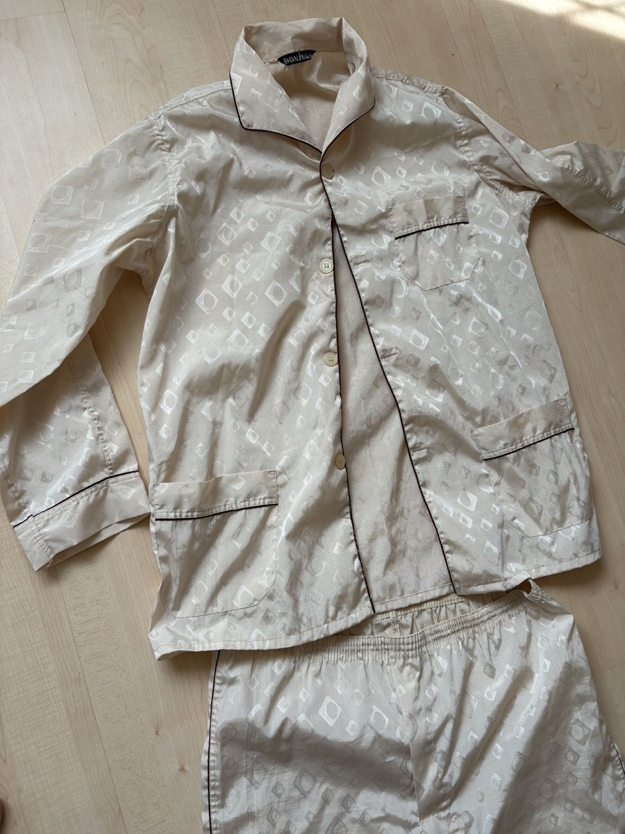 Pyjamas: Schlafanzug Beige Muster Grösse M/L – Gebraucht aus Buchrain von Sisi83 4