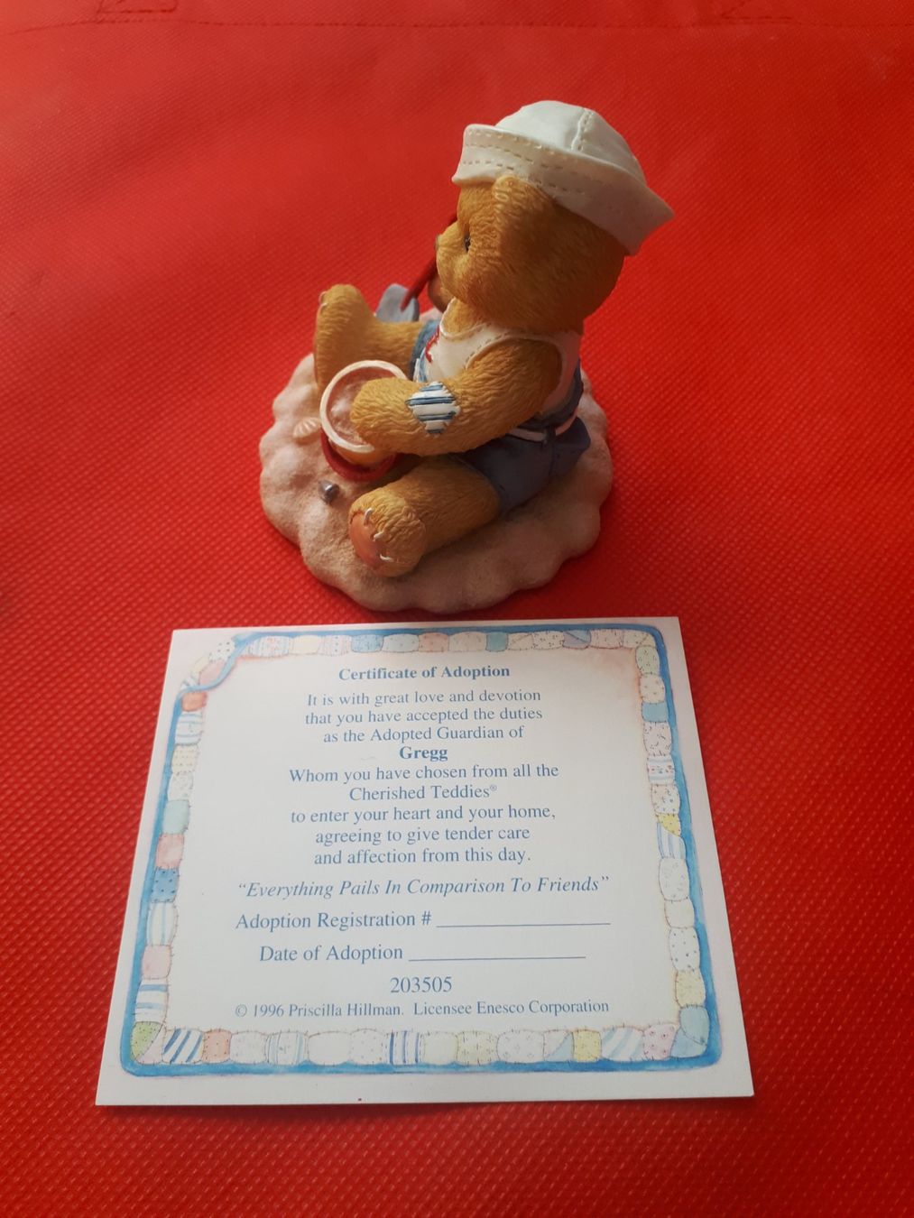 Statuette: Cherished Teddies mit Zertifikat und Box – Usato da Dürnten venduto da kuh_7mdq 2