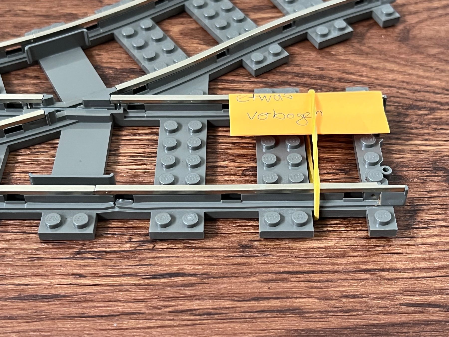 Lego Spielzeuge: LEGO System 9v Weiche links – Defekt aus Uttigen von sonorsonic 1