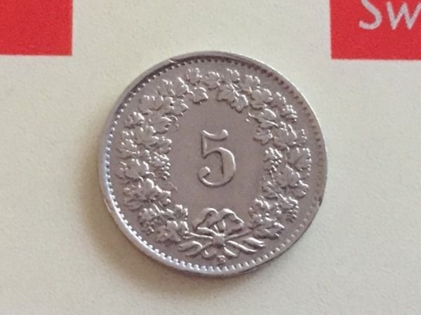 Tutti le monete: 5 Rappen 1944 ss+ – Usato da Elsau venduto da herbybay 1