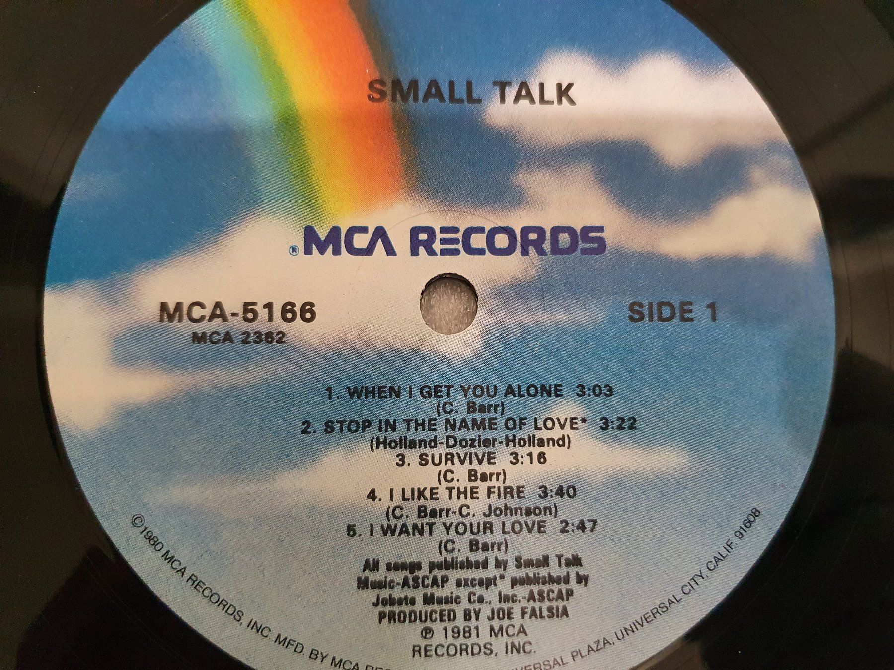 Dischi in vinile: Small Talk - Small Talk – Usato da Uster venduto da Vinyl-Leidenschaft 3