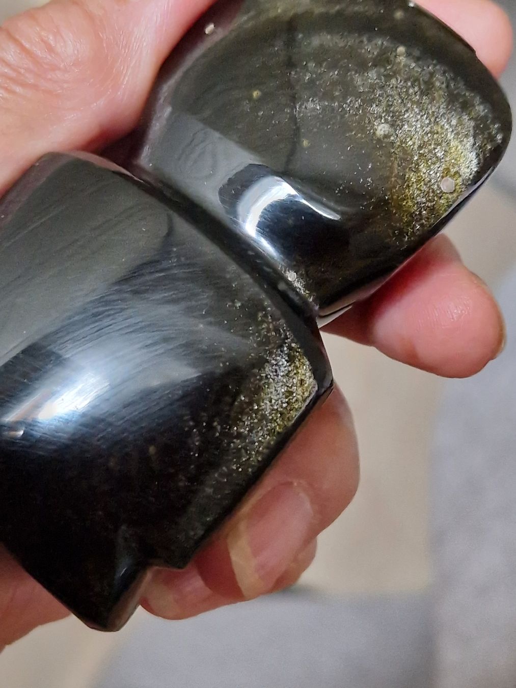 Minéraux & Lithothérapie: OBSIDIENNE DORÉE – Neuf (Voir description) à SAXON par Mariposita1428 2
