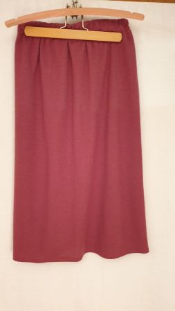 Jupe altrosa mit Futterstoff Innen, Länge 60cm