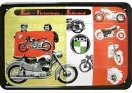 Blechschild-PUCH-SAFE VICTORIOUS SELECTE