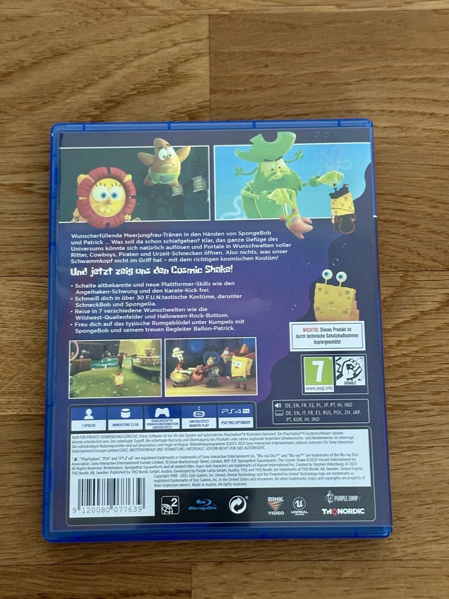 Giochi: Spongebob Schwammkopf The Cosmic Shake - PS4 – Usato da Bülach venduto da HB_8 1