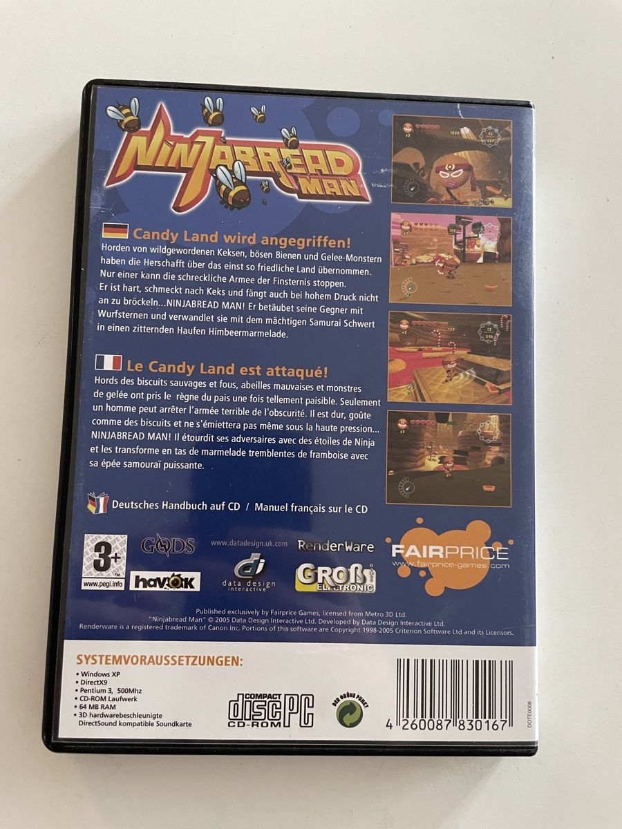 Giochi: Ninjabread Man / PC CD-ROM – Usato da Zürich venduto da Bomboo 1