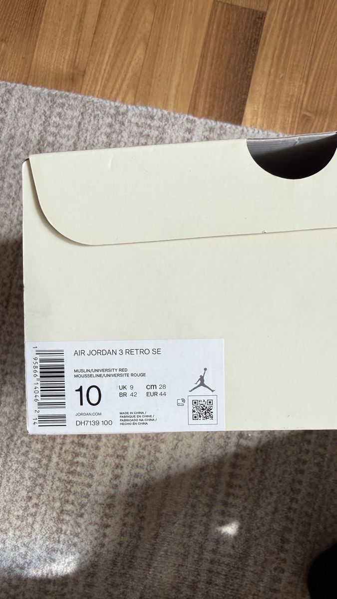 Jordan Scarpe da uomo: Jordan 3 Musselin – Usato da Horgen venduto da Aron.zh 4