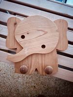 Kleiderhacken Holz Elefant Kinderzimmer DYS