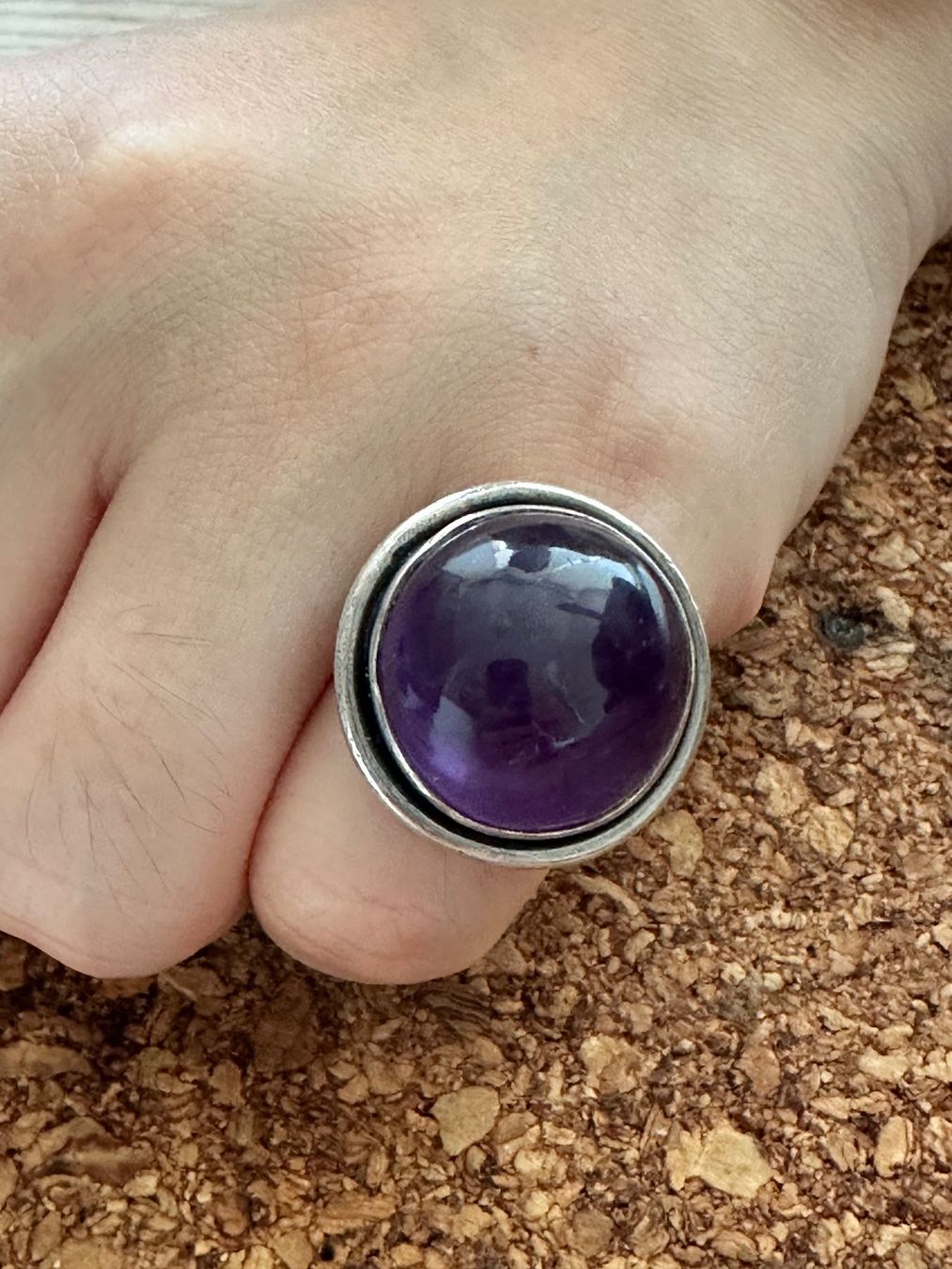 Ringe: Vintage 925 Silber Ring mit Amethyst : 52 – Gebraucht aus Onex von Antiqueshow 6