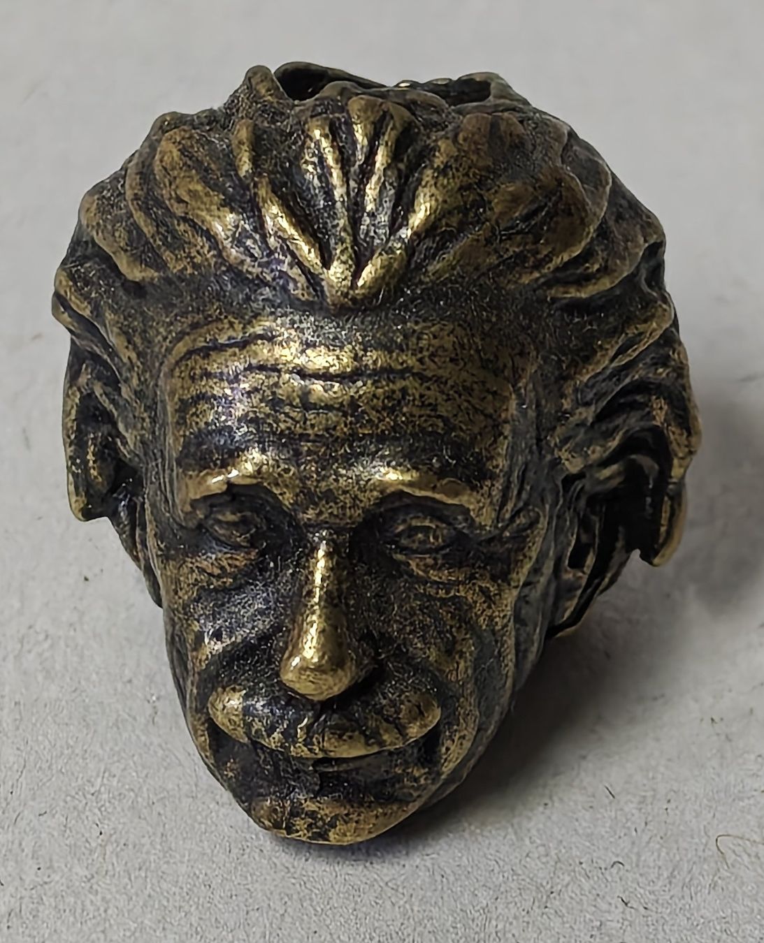 Figuren: Albert Einstein MINI Figur Messing – Gebraucht aus Uerkheim von Justi.y