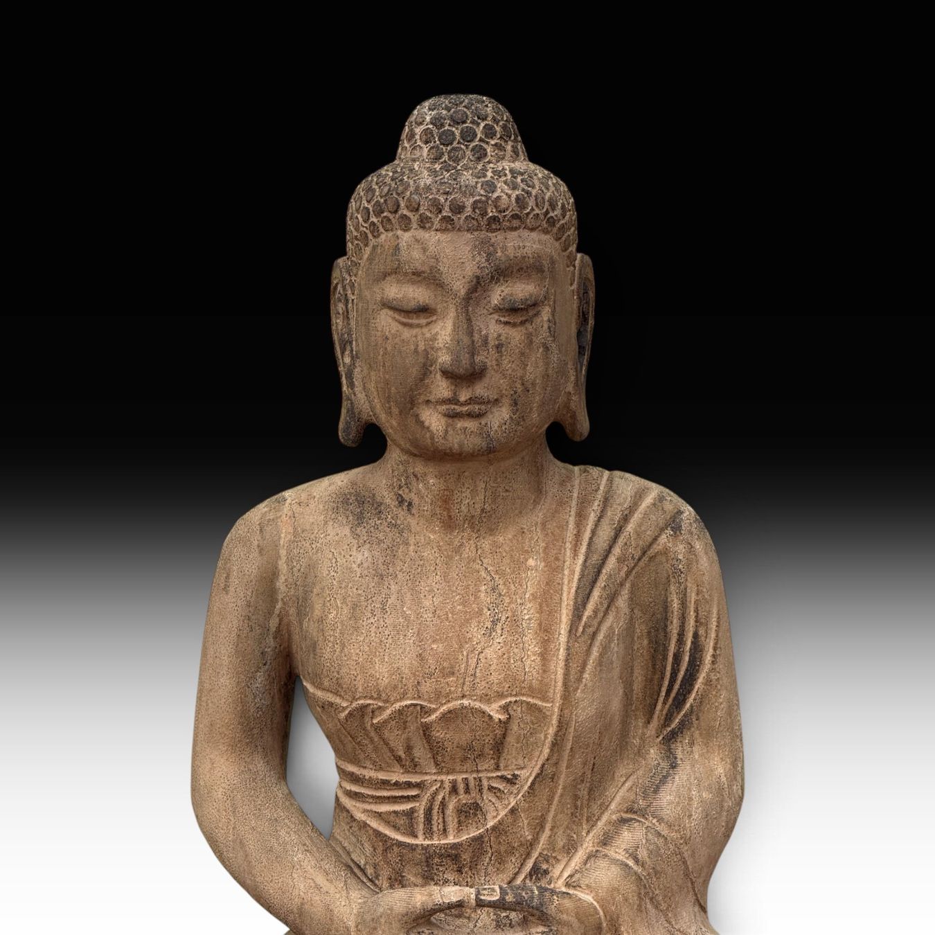Garten Buddha Skulptur 61cm Naturstein Buddha Bluestone (D'occasion) à ...