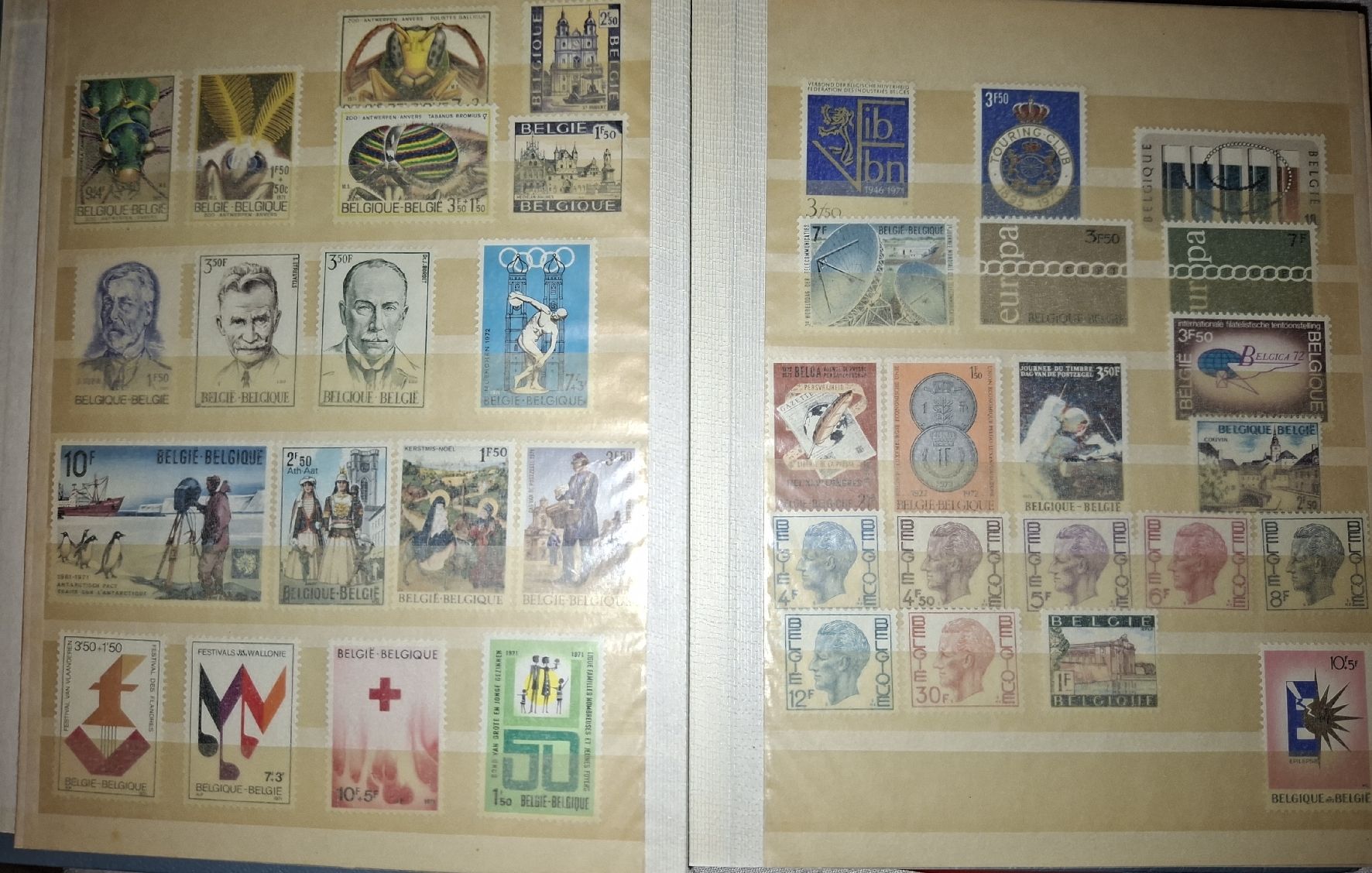 Tutti i francobolli: Sammlung Belgien  – Usato da Balgach venduto da SIMEON27 7