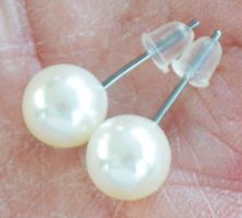 Ohrstecker G-676 – 1 Paar Kunstperlen