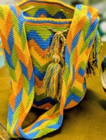Sac selon technique Wayuu - jaune
