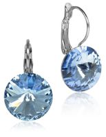 Ohrringe versilbert Primero Crystals 14 mm