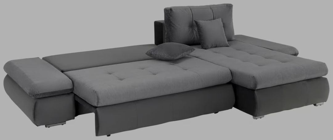 Sofas: Sofa mit Bettfunktion – Neu (gemäss Beschreibung) aus Safnern von Schrankwerk 2