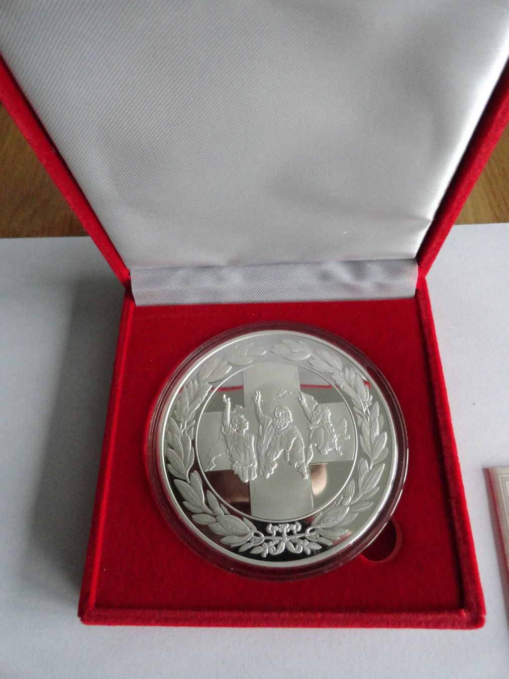 Medaillen: Schweizer Medaille Rütlischwur 2009 - Kupfer/Versilbert etc. – Gebraucht aus Gerlafingen von Shiva_74