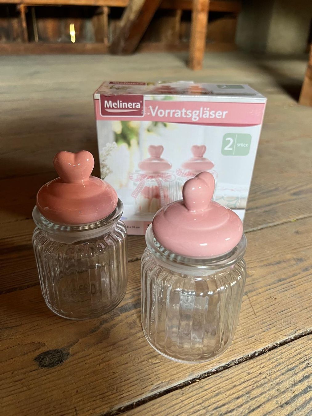 Tutte le decorazioni: 4 rosa Vorratsgläser – Usato da Büsserach venduto da 11naomi 1