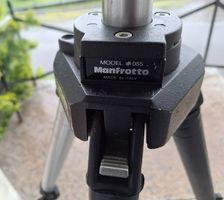 Manfrotto 055 Stativ Made in Italy Vintage