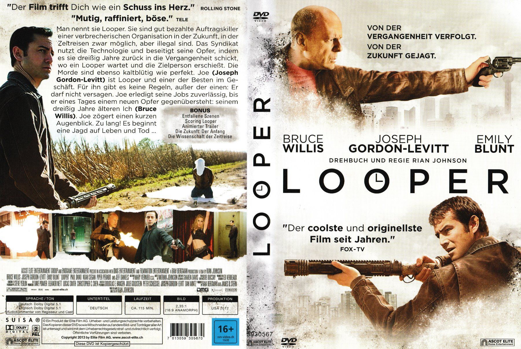 Alle DVDs: DVD - Looper – Gebraucht aus Langnau am Albis von MediaRescuerKeLoX