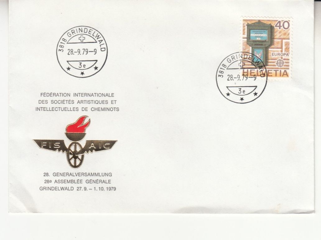 Alle Briefmarken: FISAIC Generalversammlng Grindelwald 1979 – Gebraucht aus Bürglen TG von StampGraf