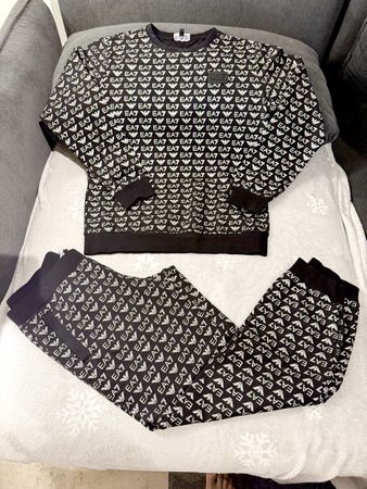 EA7 Emporio Armani Tracksuit Black & White, Age 12 Years