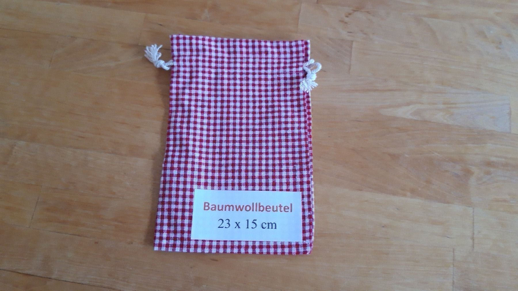 Tessuti: Baumwollbeutel 23x15 cm  Stoff Beutel – Nuovo e nell'imballaggio originale da Lömmenschwil venduto da ritalin01 1
