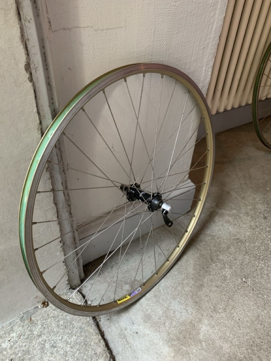 Pneumatici & Ruote complete: Radsatz Mavic 221 Gold, Shimano Deore LX Naben – Usato da Basel venduto da Clover_Crest 2