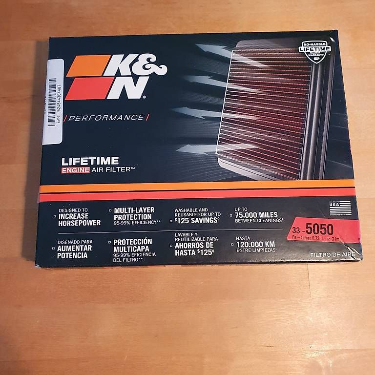 Tutti pezzi di ricambio auto: k&n high performance air filter 33-5050 – Usato da Gretzenbach venduto da Fototiger28