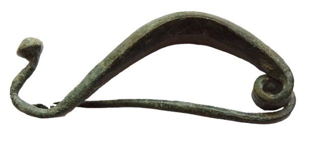 Spille & Fermagli: Celtic bronze La Tène Bow Brooch – Usato da La Sarraz venduto da classicworldcoins 1