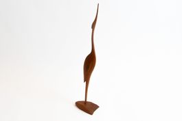 Skulptur Holz Nr. 4 Kranich - Versand möglich