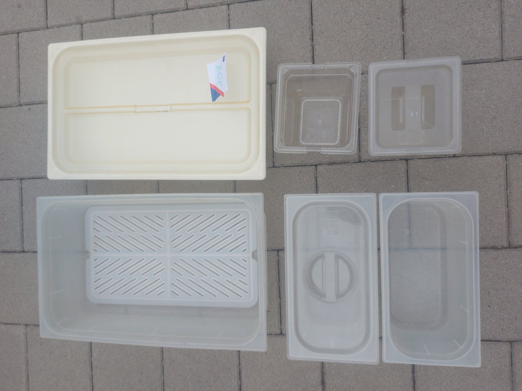 Komplettküchen: Gastronorm Behälter Set gebraucht (108) – Gebraucht aus Rheinau von profitronic.shop