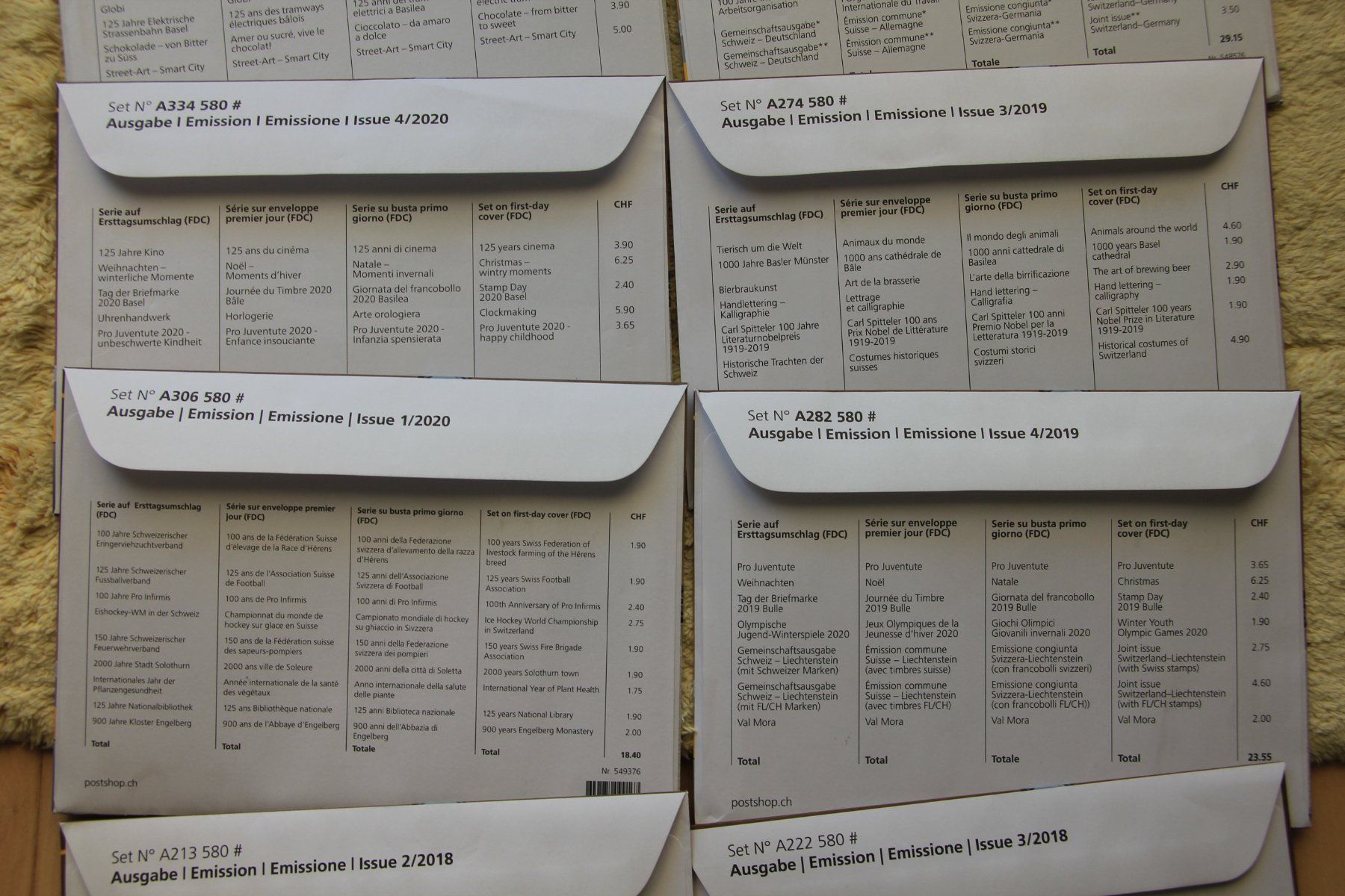 Tutti i francobolli: FDC2 Originalverpackt – Usato da Schlieren venduto da Sternstunde2 2