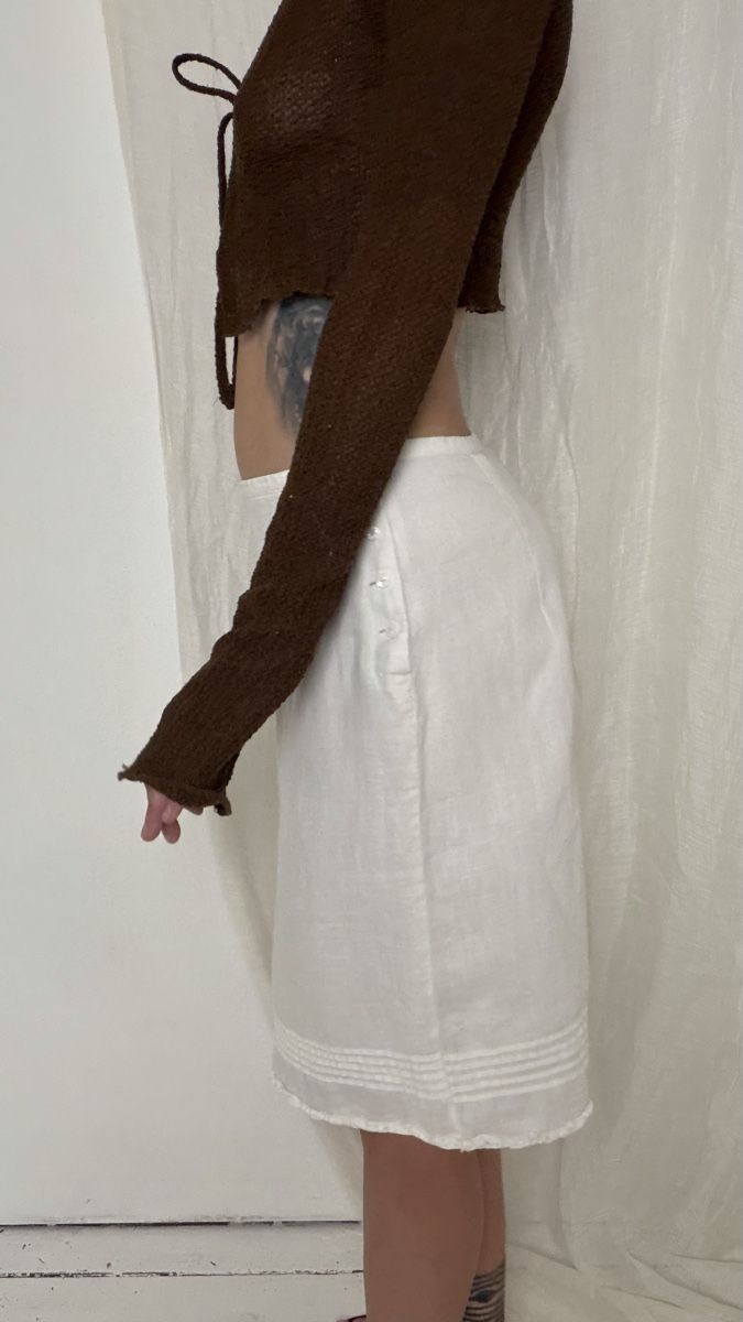 Röcke: Linen Skirt white size 36 – Gebraucht aus Knonau von Grapesvintage 2