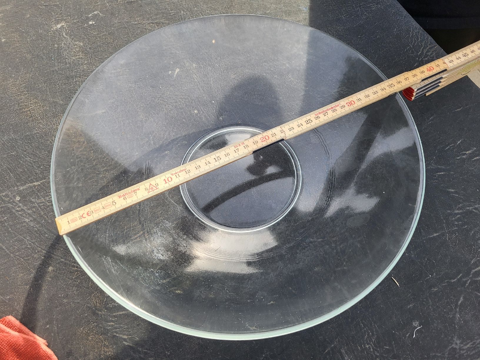 Schalen: Glasschale, Durchmesser 35cm, gebraucht – Gebraucht aus Enggistein von Manuki_engg 1