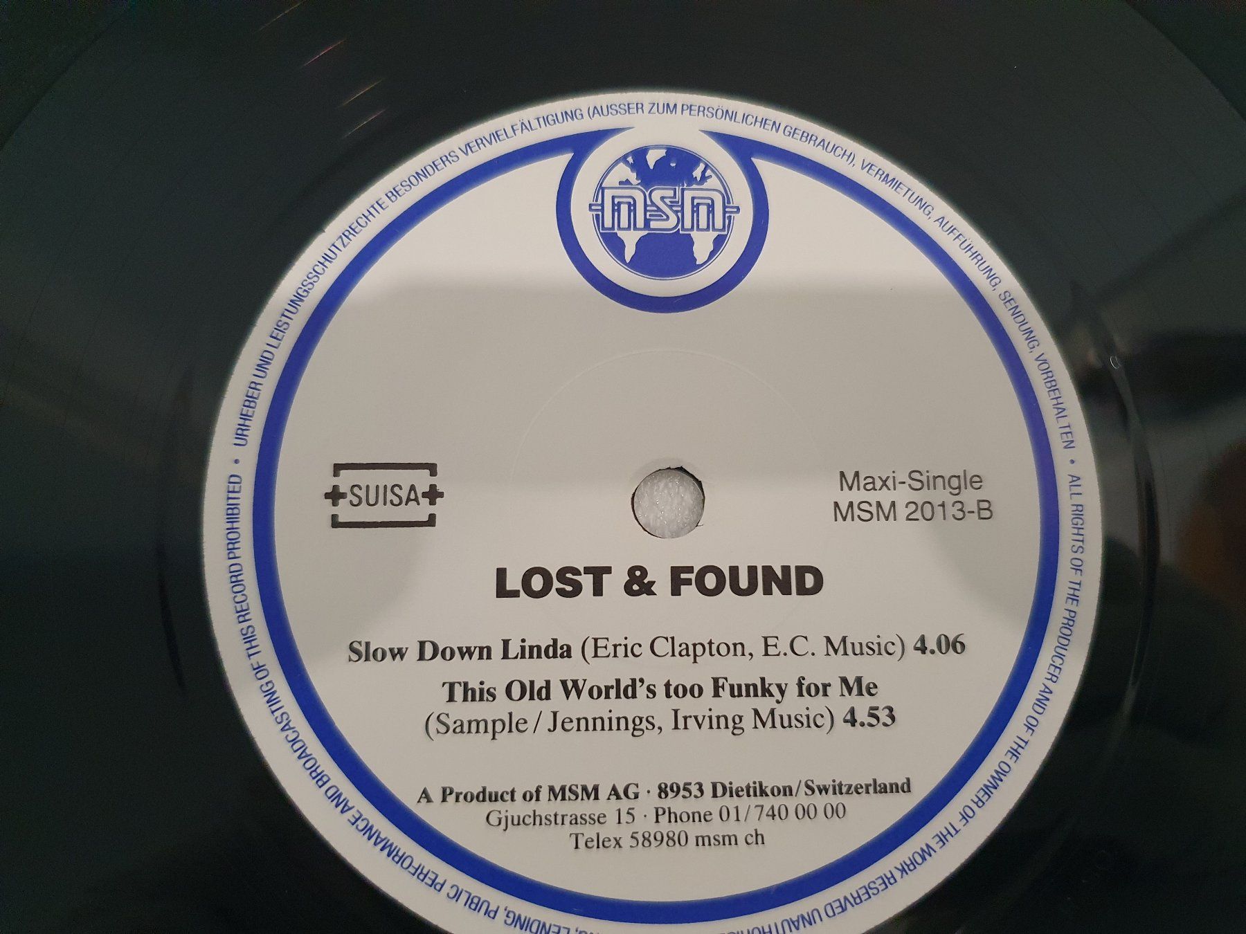 Dischi in vinile: Lost & Found – Back Again (Maxi, Pop) – Usato da Uster venduto da Vinyl-Leidenschaft 7