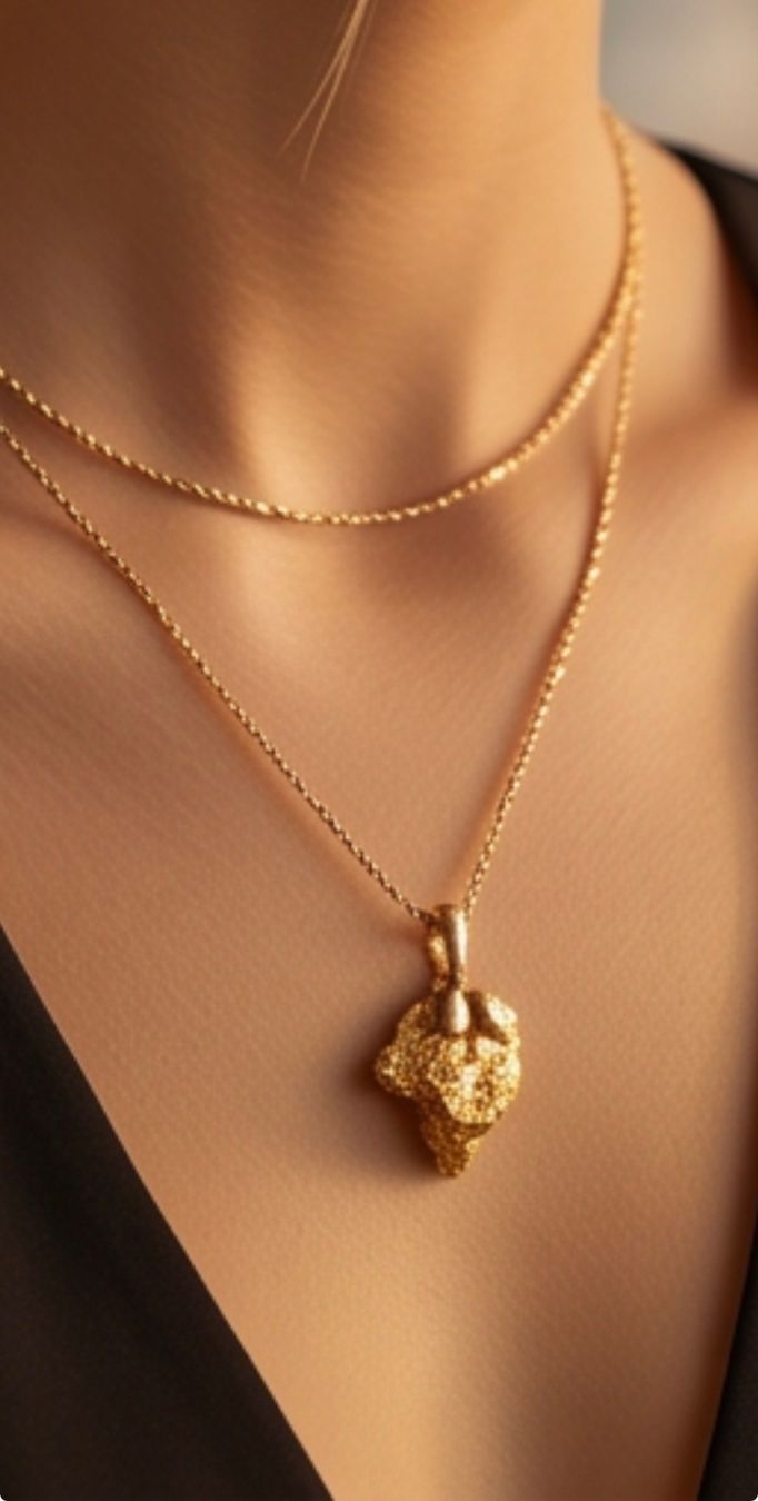 Anhänger: Gold Nugget Anhänger – Neu (gemäss Beschreibung) aus Wohlen AG von Maewa-Gold 1