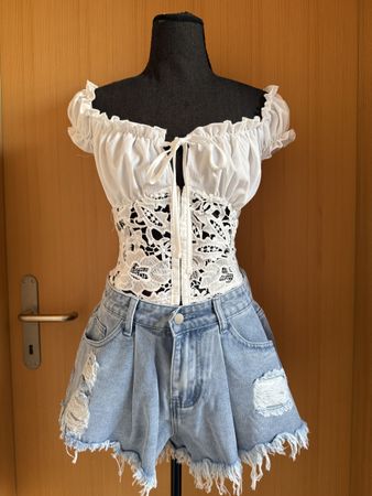 Boho Spitzentop
