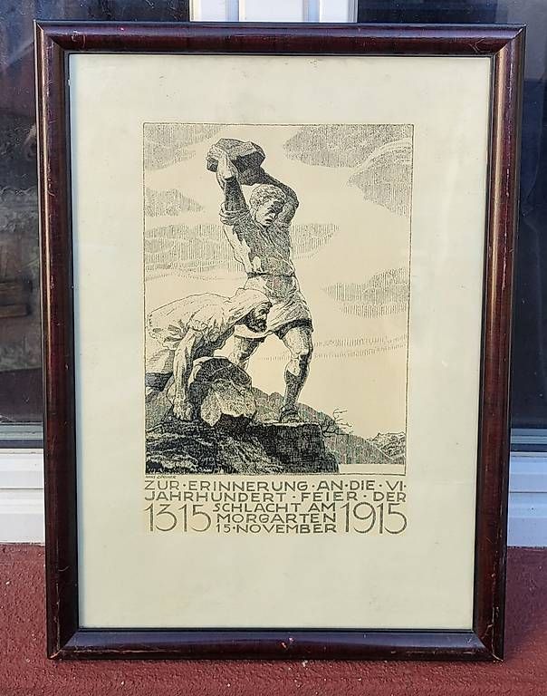 Incisioni: Tableau, gravure sous verre, 1915. – Usato da Lavey-Village venduto da pro_xht6 1