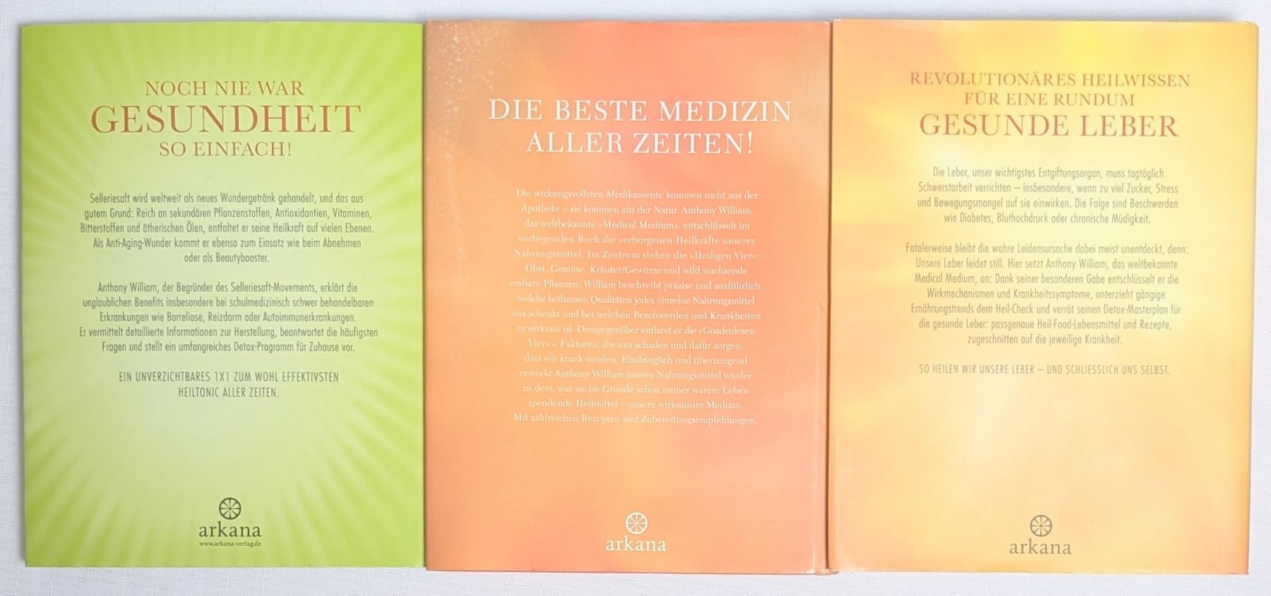 Bücher: 3er Set Anthony William – Neu (gemäss Beschreibung) aus Wängi von ABIZONE-86 1