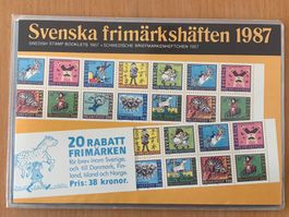 Schweden Suède 1987 - Swedish Stamp Booklets - Complete Set