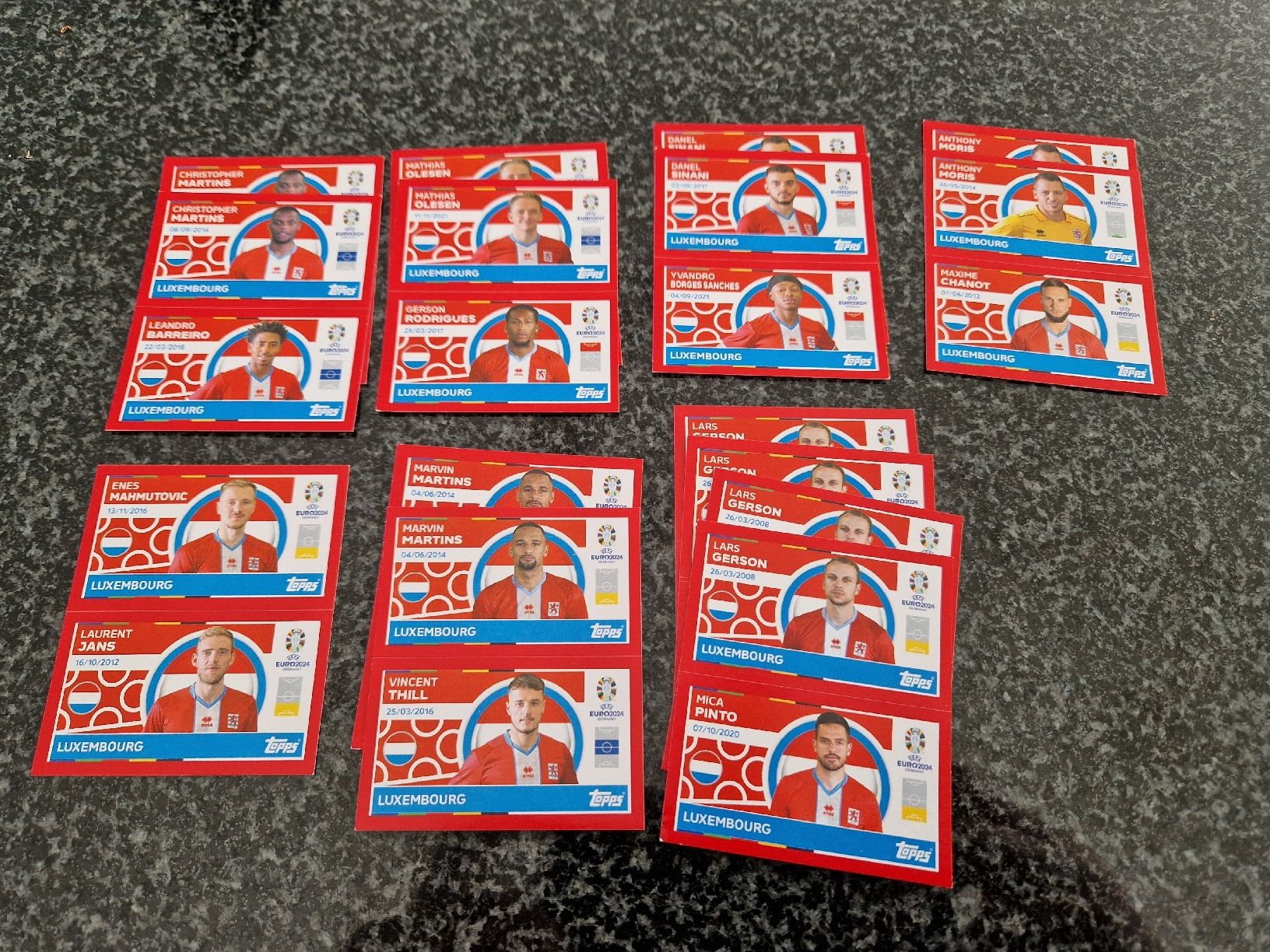 Topps Carte collezionabili: Topps Euro 2024 - Luxembourg – Usato da Romont FR venduto da raj_sjv9 1
