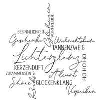 Silikonstempel Lichterglanz Weihnachten