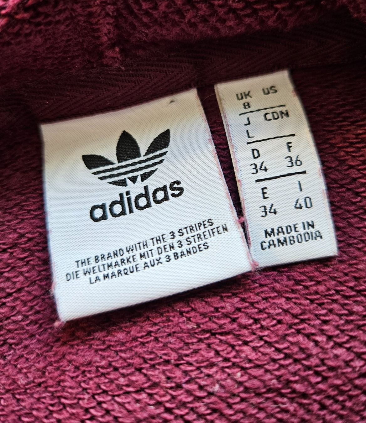 Adidas Maglioni & Felpe: Cropped Sweater adidas Grösse S retro Pullover Hoodie – Usato da Hägglingen venduto da United-Village-Trade 4